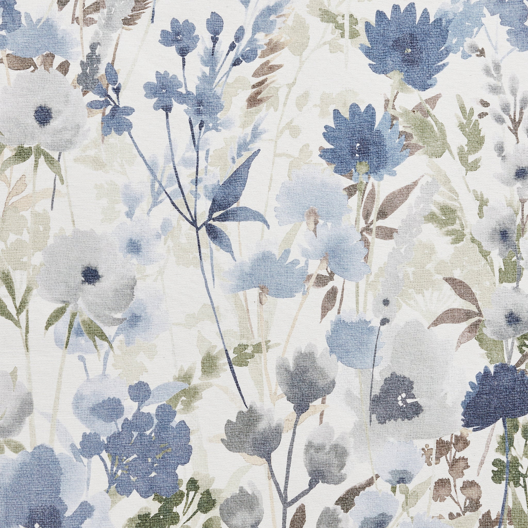 Country Floral Washable Rug Blue from Roseland Furniture