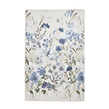 Country Floral Washable Rug Blue from Roseland Furniture