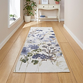 Country Floral Washable Rug