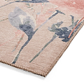 Country Floral Washable Rug Natural from Roseland Furniture