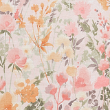 Country Floral Washable Rug Pink from Roseland Furniture