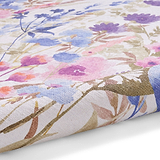 Country Floral Washable Rug Purple from Roseland Furniture