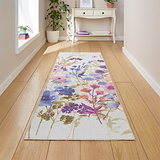 Country Floral Washable Runner from Roseland Furniture
