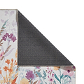 Country Floral Washable Rug Yellow from Roseland Furniture