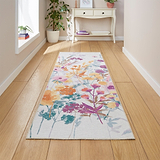 Country Floral Washable Runner from Roseland Furniture