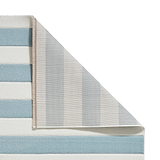 Cove Stripe Rug Blue from Roseland Furniture