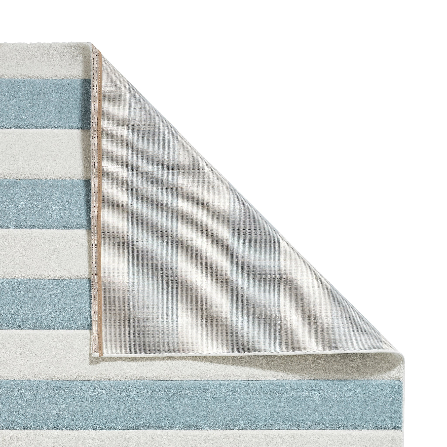 Cove Stripe Rug Blue from Roseland Furniture