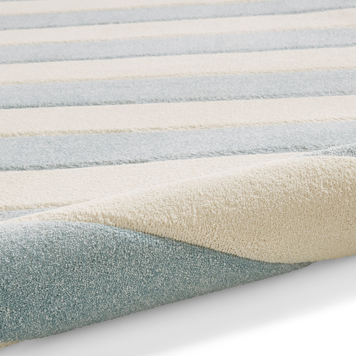 Cove Stripe Rug Blue from Roseland Furniture