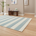 Cove Stripe Rug Blue from Roseland Furniture