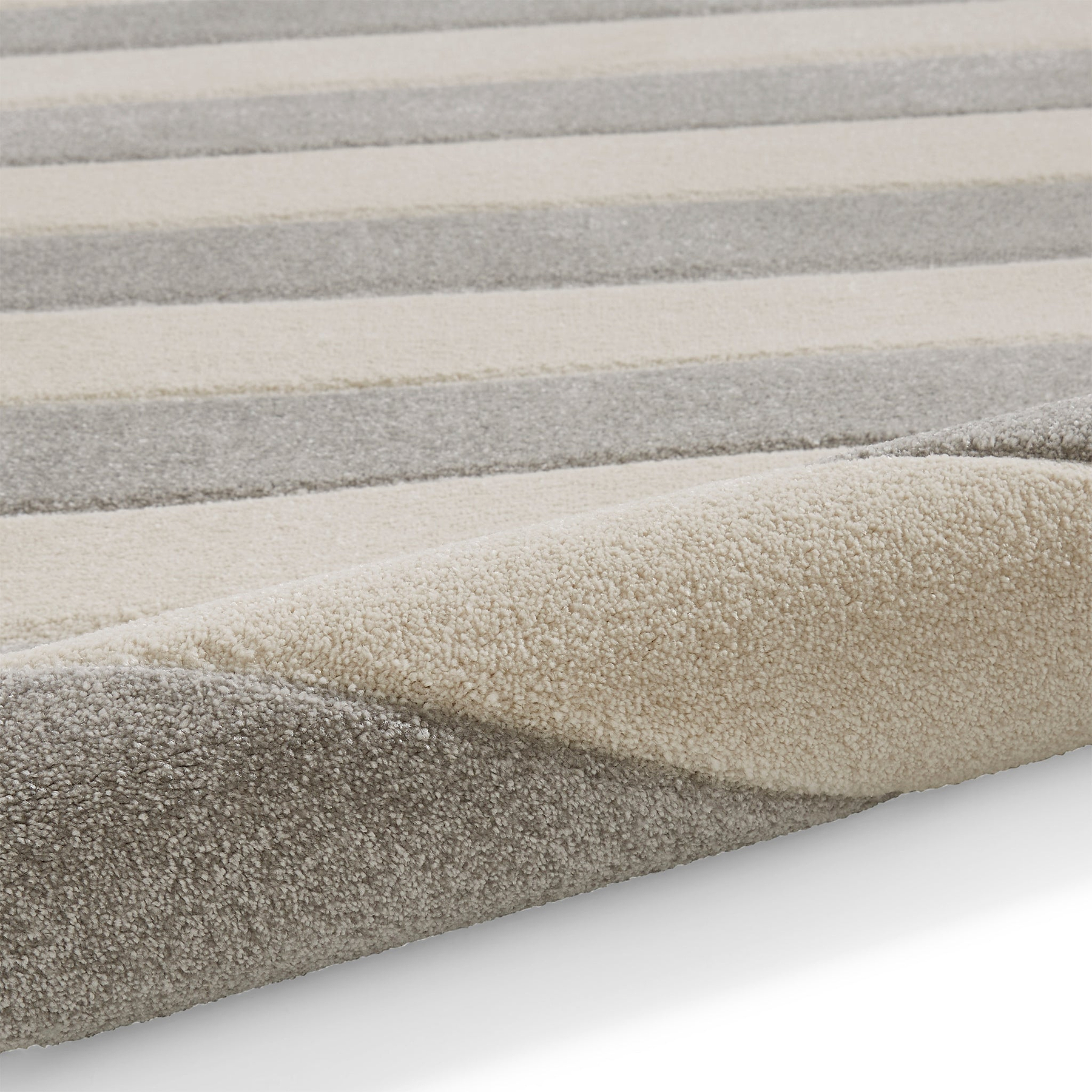 Cove Stripe Rug Grey from Roseland Furniture