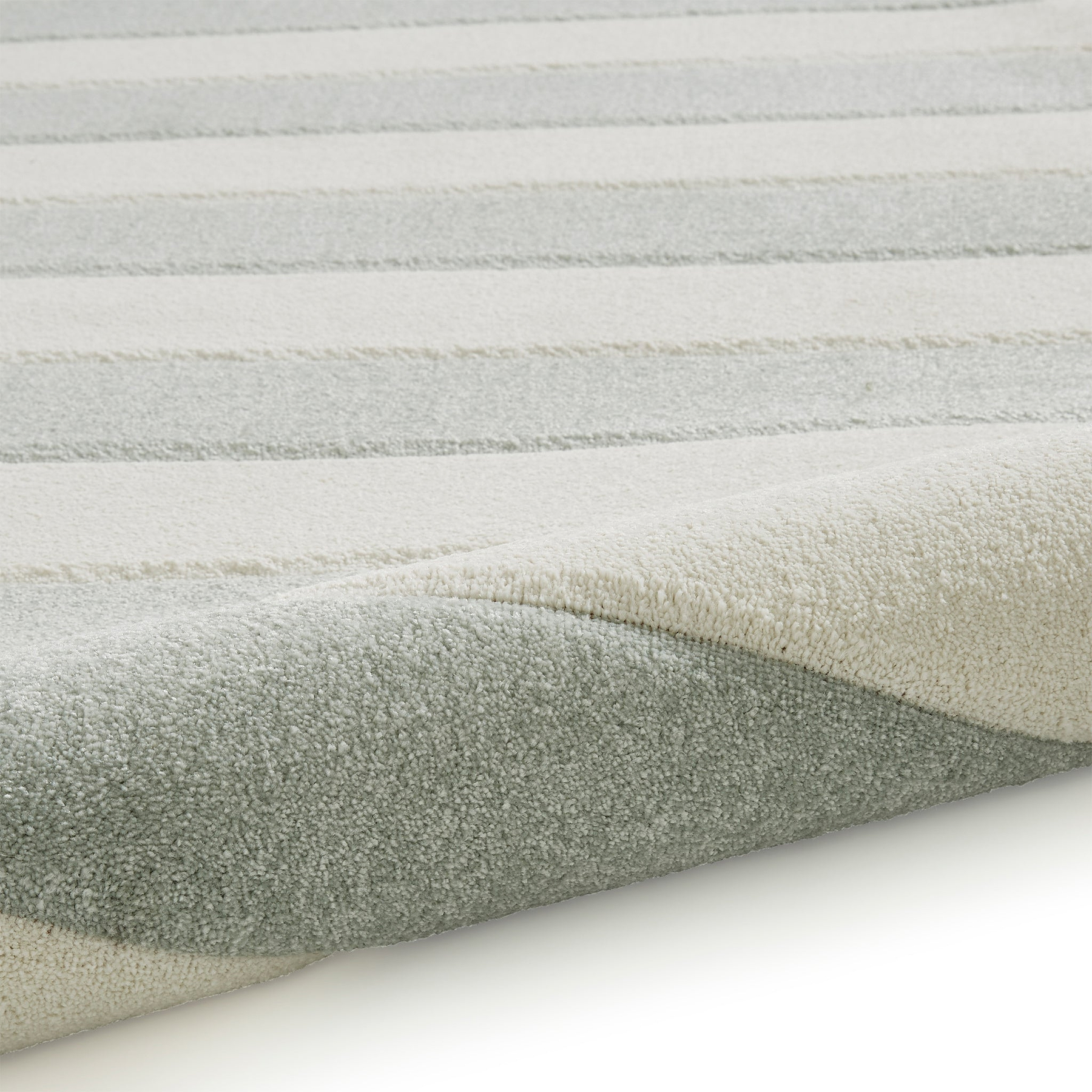 Cove Stripe Rug Green from Roseland Furniture