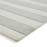 Cove Stripe Rug Green from Roseland Furniture