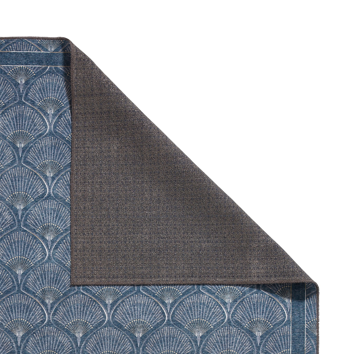 Deco Peacock Washable Rug Blue from Roseland Furniture
