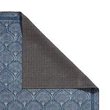 Deco Peacock Washable Rug Blue from Roseland Furniture