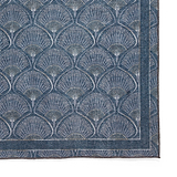 Deco Peacock Washable Rug Blue from Roseland Furniture