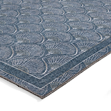 Deco Peacock Washable Rug Blue from Roseland Furniture