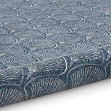 Deco Peacock Washable Rug Blue from Roseland Furniture