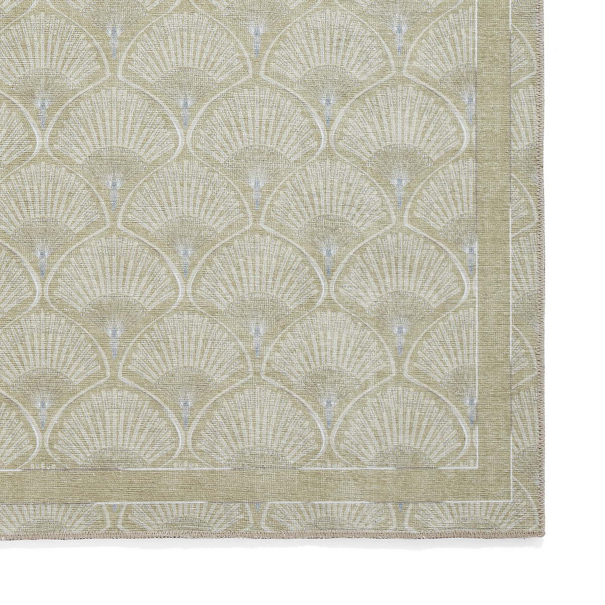 Deco Peacock Washable Rug Green from Roseland Furniture
