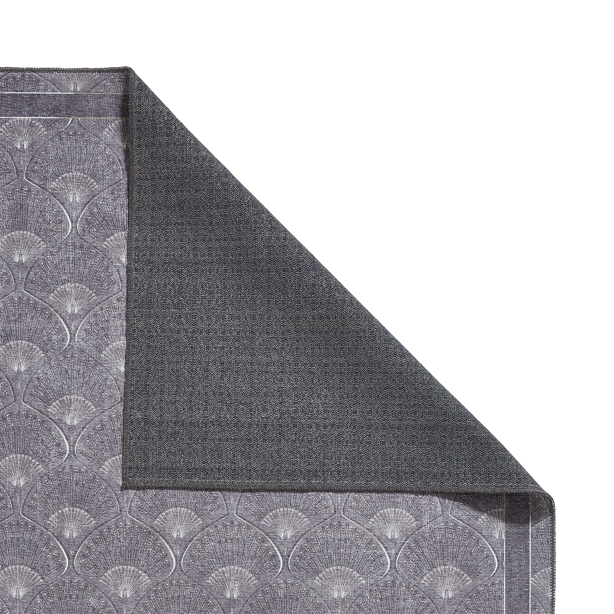 Deco Peacock Washable Rug Grey from Roseland Furniture