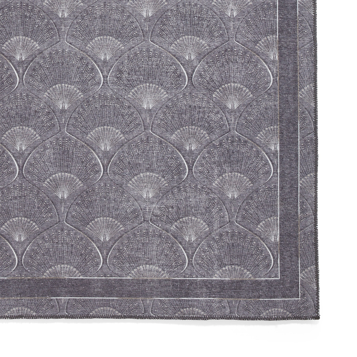 Deco Peacock Washable Rug Grey from Roseland Furniture