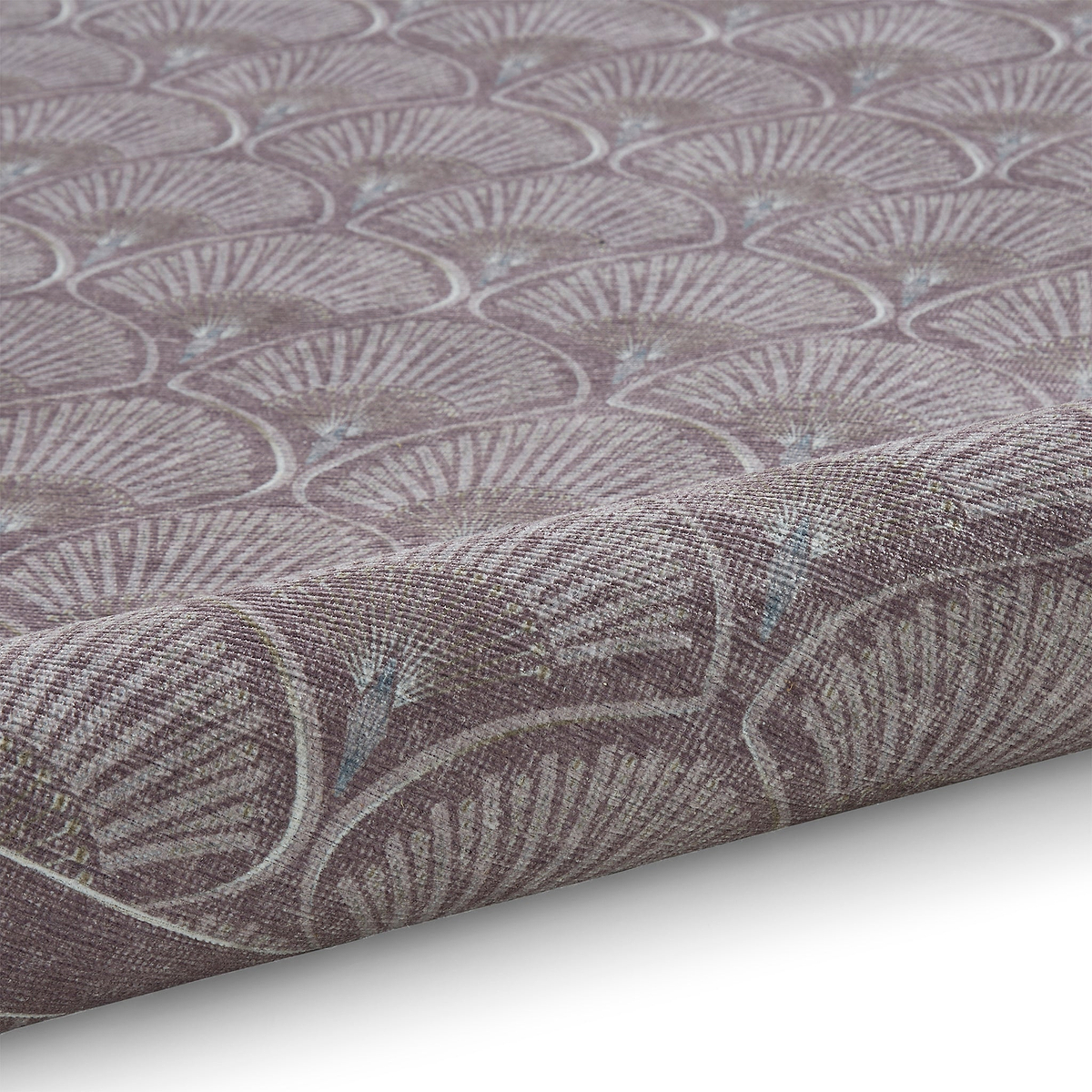 Deco Peacock Washable Rug Purple from Roseland Furniture