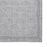 Deco Peacock Washable Rug Silver from Roseland Furniture