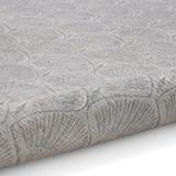 Deco Peacock Washable Rug Silver from Roseland Furniture