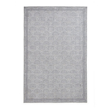 Deco Peacock Washable Rug Silver from Roseland Furniture
