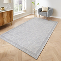 Deco Peacock Washable Rug Silver from Roseland Furniture