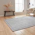Deco Peacock Washable Rug Silver from Roseland Furniture