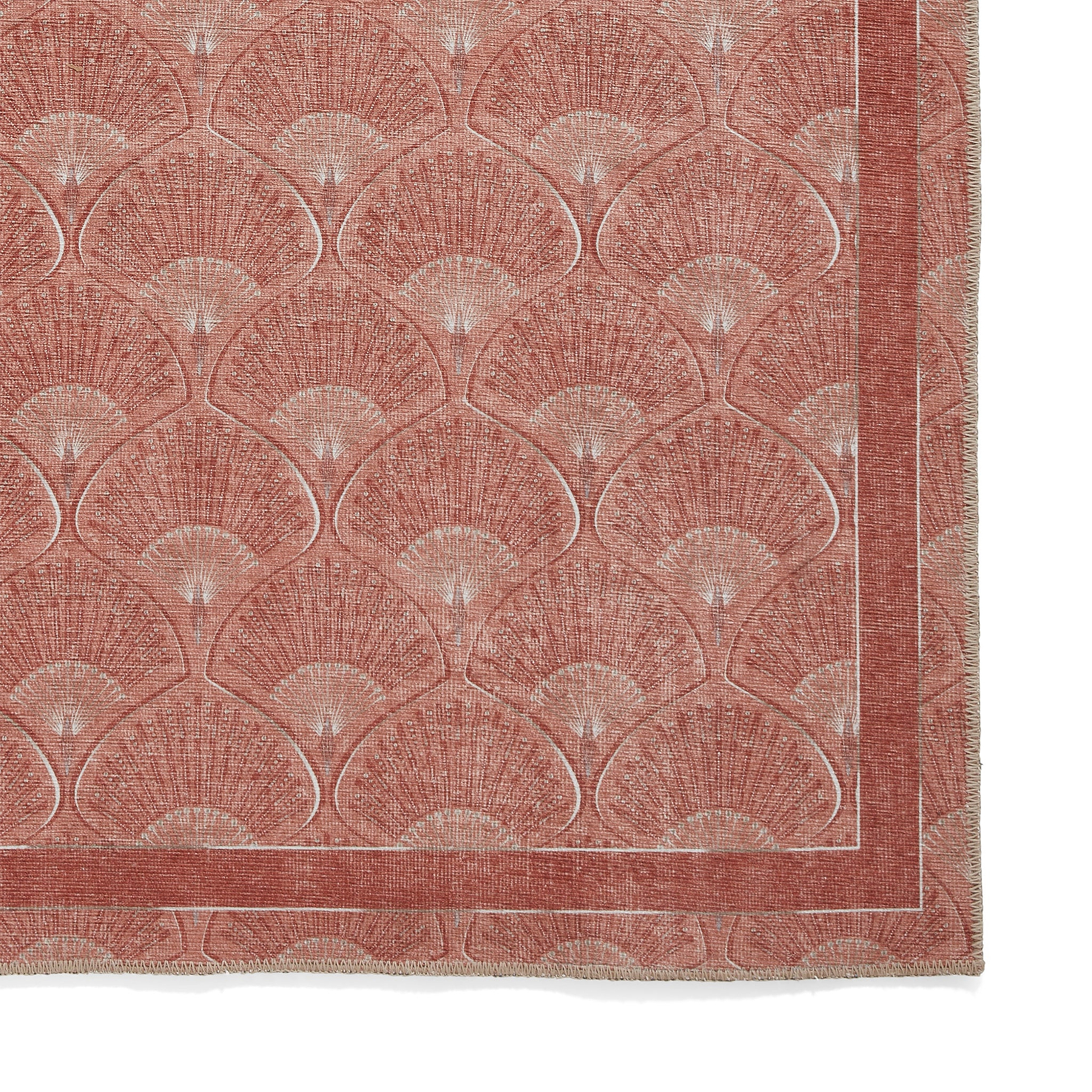 Deco Peacock Washable Rug Orange from Roseland Furniture