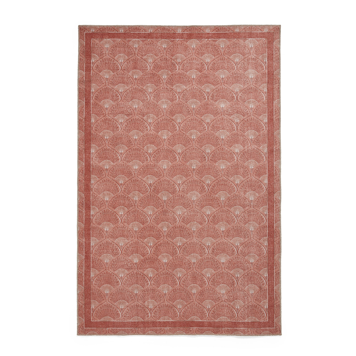 Deco Peacock Washable Rug Orange from Roseland Furniture