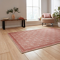 Deco Peacock Washable Rug Orange from Roseland Furniture