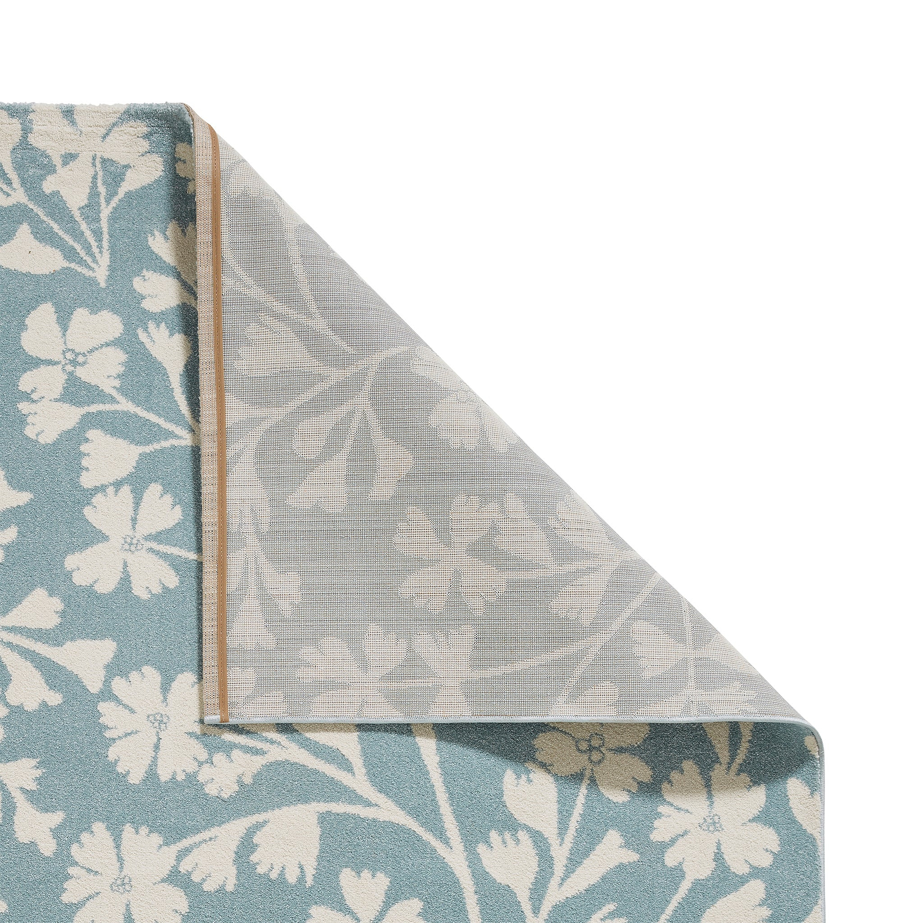 Grace Floral Rug Blue from Roseland Furniture