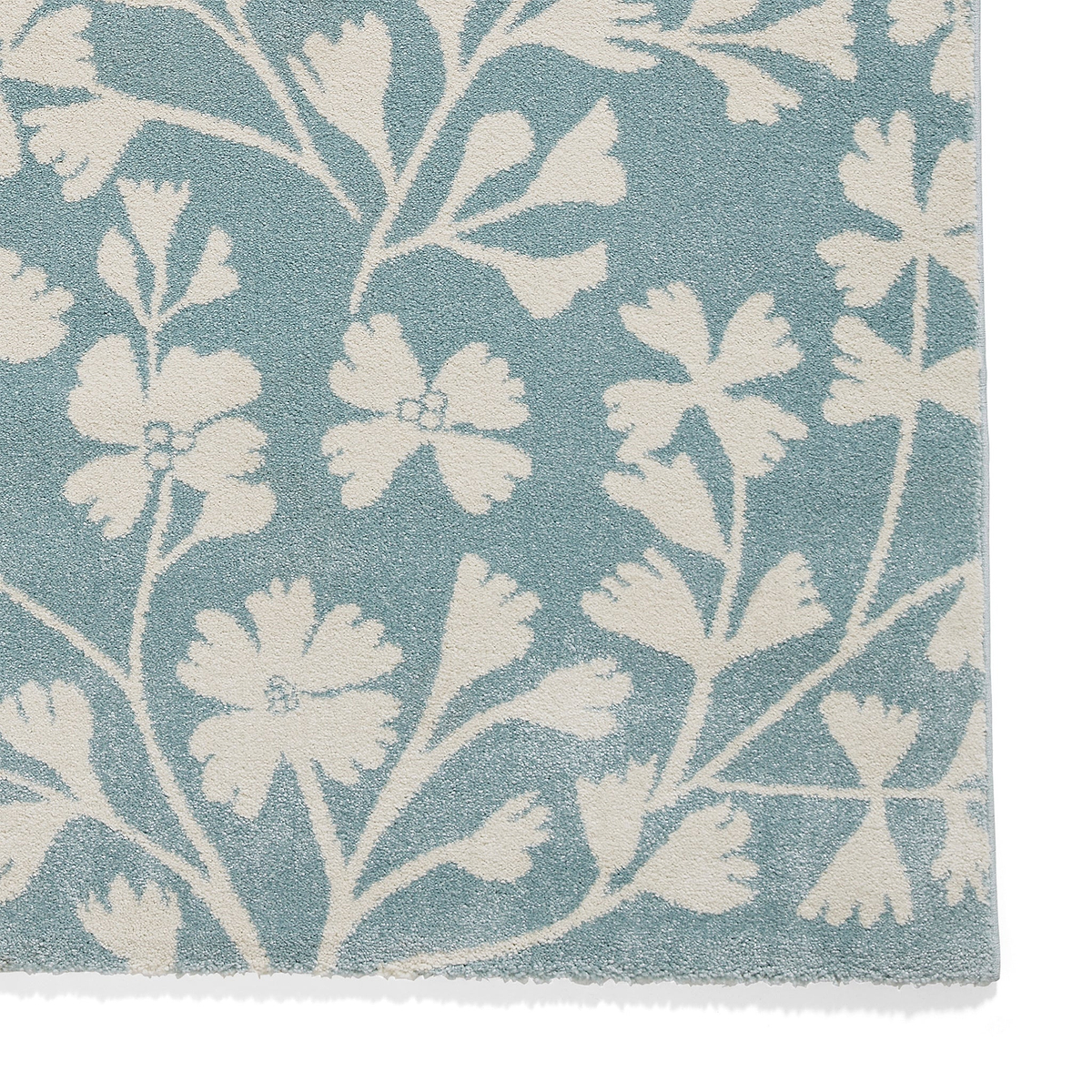 Grace Floral Rug Blue from Roseland Furniture