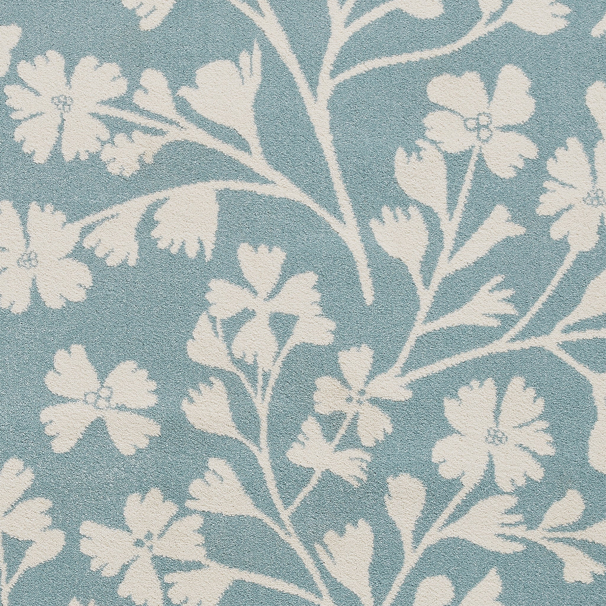 Grace Floral Rug Blue from Roseland Furniture