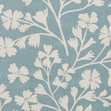 Grace Floral Rug Blue from Roseland Furniture