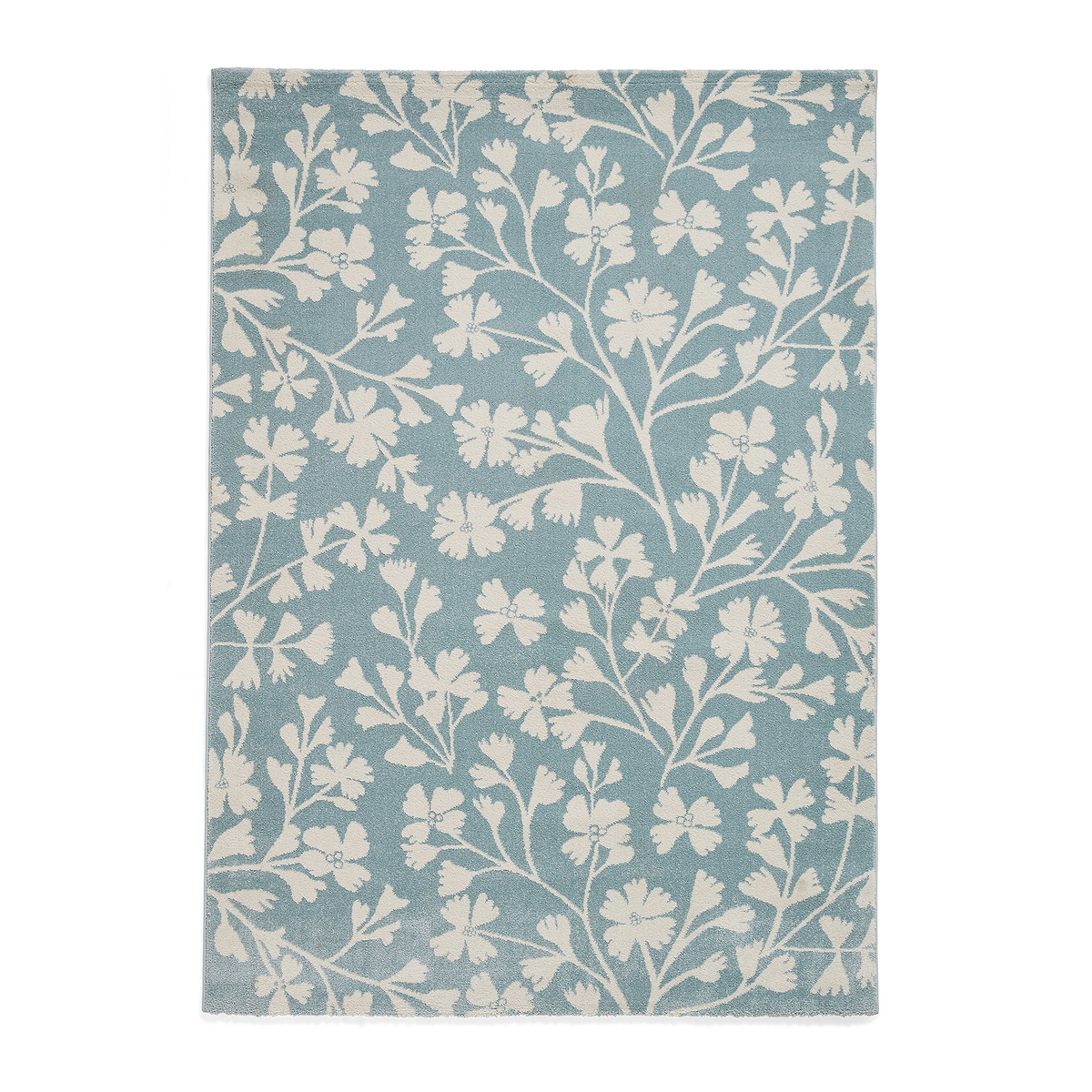 Grace Floral Rug Blue from Roseland Furniture