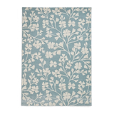 Grace Floral Rug Blue from Roseland Furniture