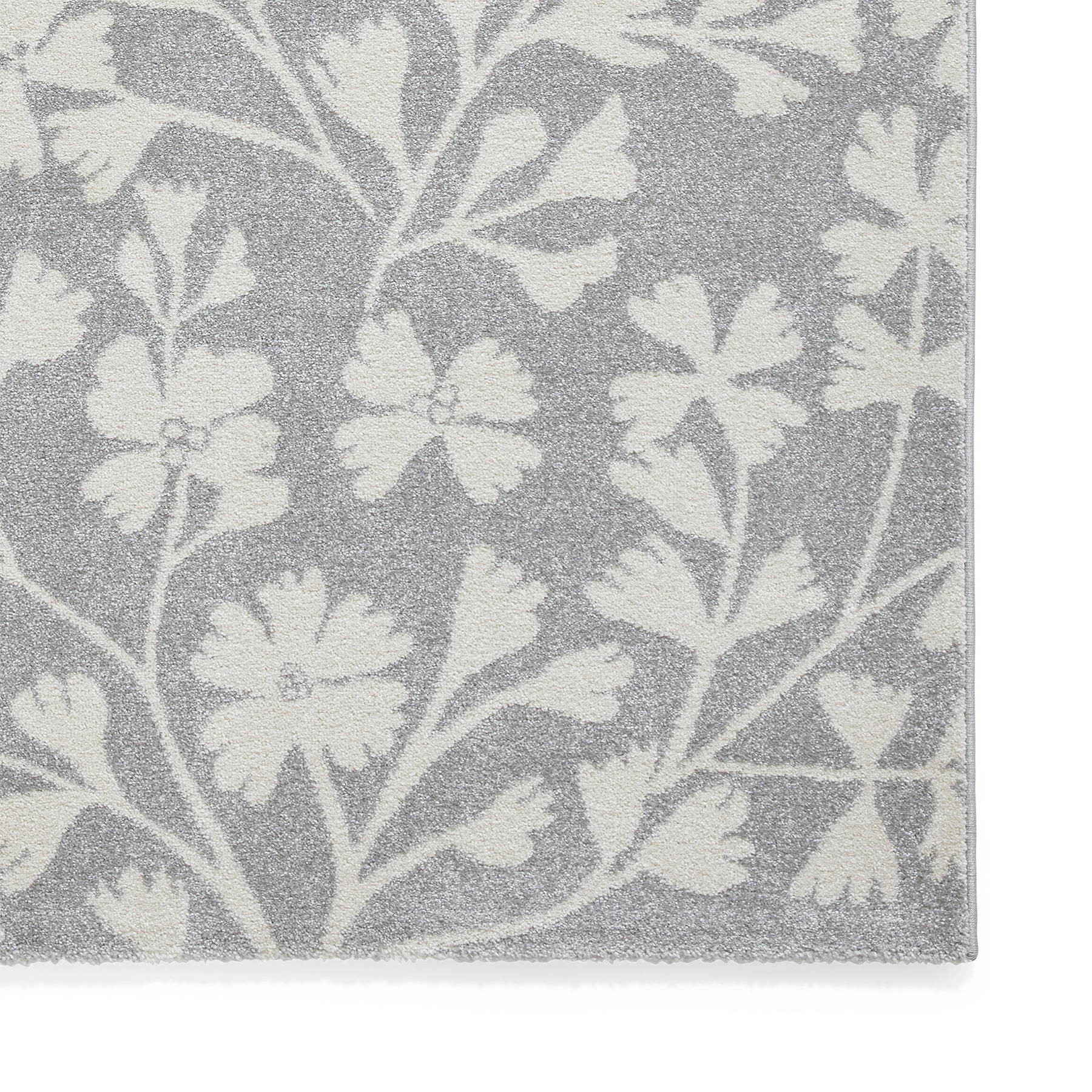 Grace Floral Rug Grey from Roseland Furniture