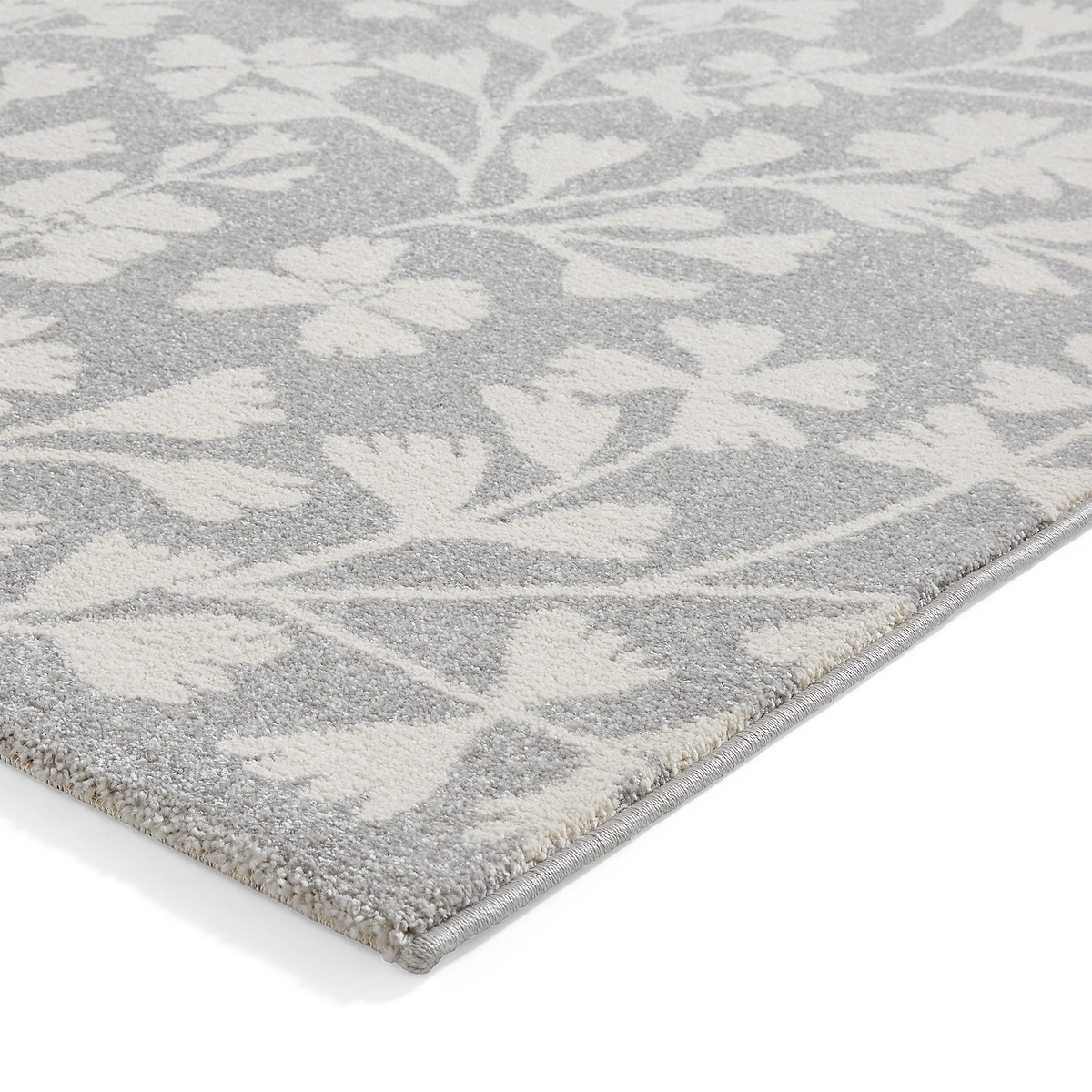 Grace Floral Rug Grey from Roseland Furniture