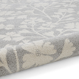 Grace Floral Rug Grey from Roseland Furniture