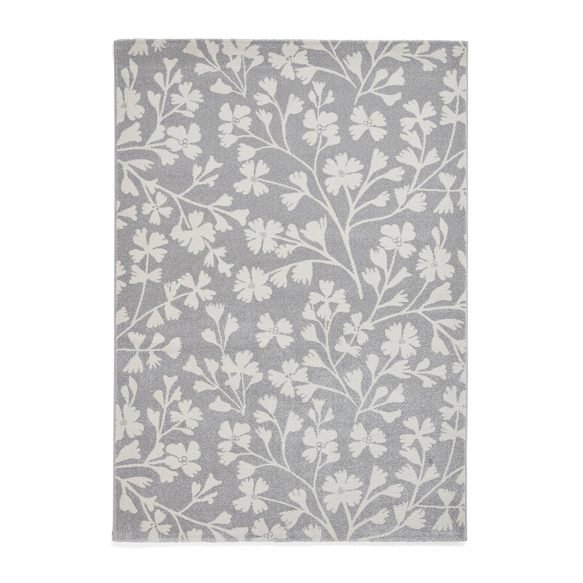 Grace Floral Rug Grey from Roseland Furniture