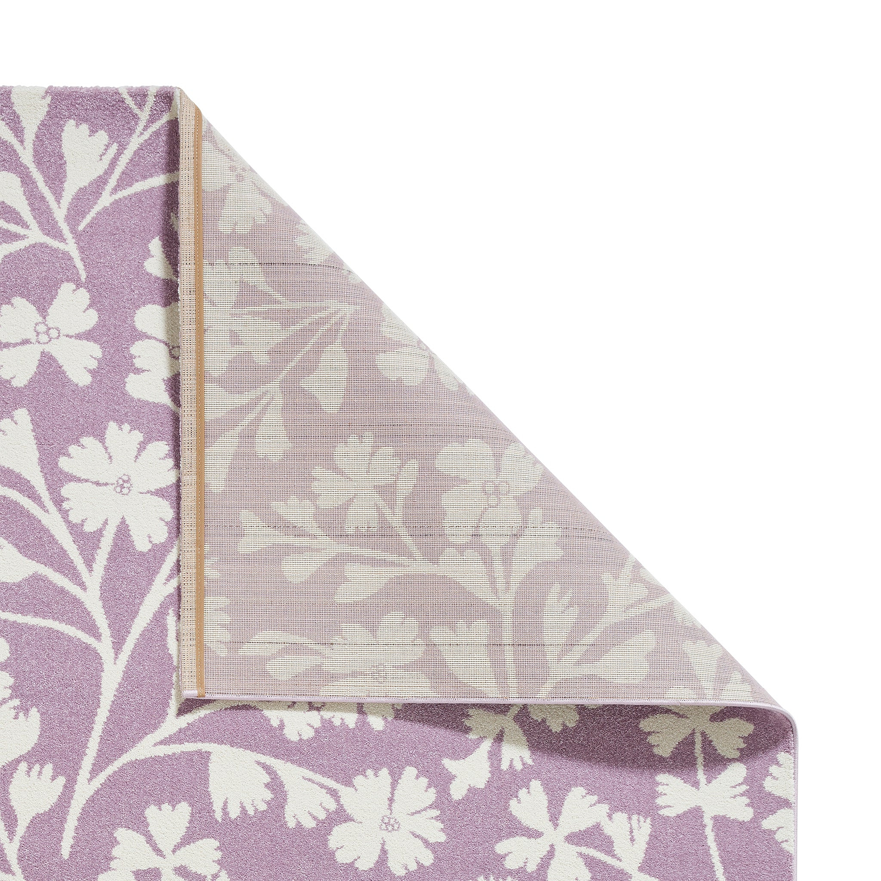 Grace Floral Rug Purple from Roseland Furniture