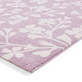 Grace Floral Rug Purple from Roseland Furniture