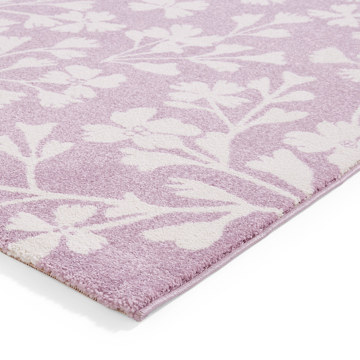Grace Floral Rug Purple from Roseland Furniture