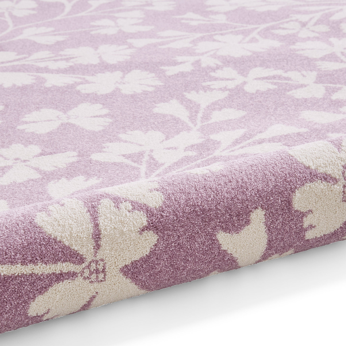 Grace Floral Rug Purple from Roseland Furniture