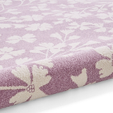Grace Floral Rug Purple from Roseland Furniture