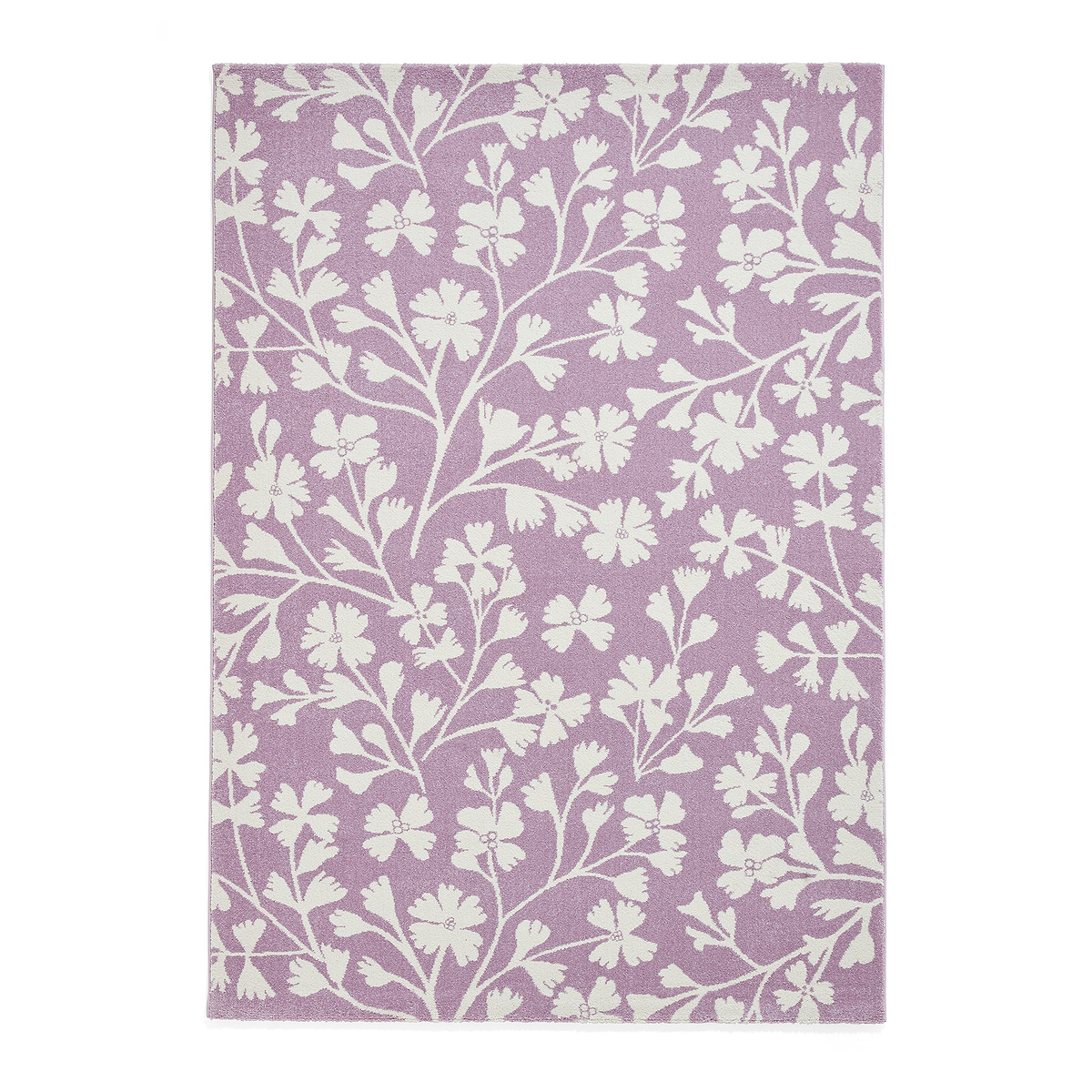 Grace Floral Rug Purple from Roseland Furniture