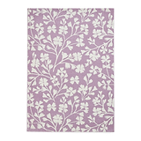 Grace Floral Rug Purple from Roseland Furniture